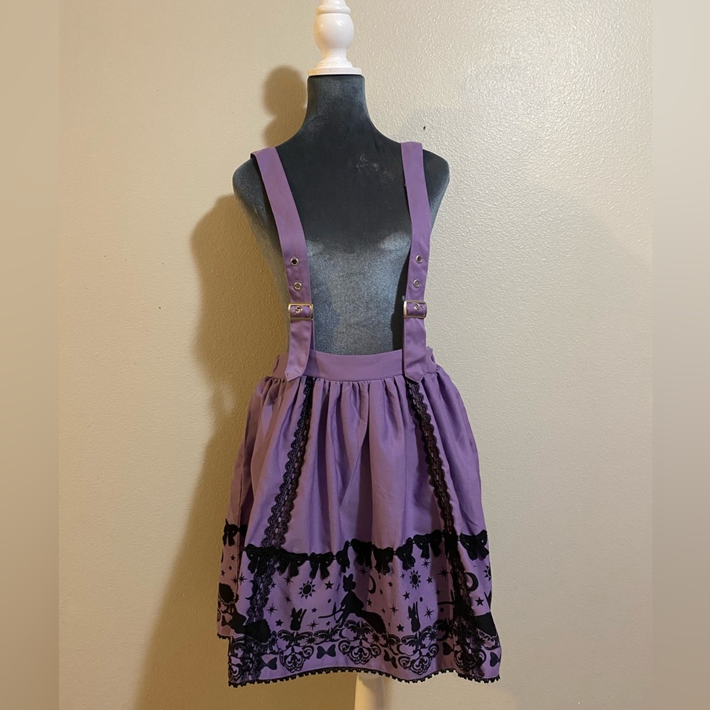 Kiki’s Delivery Service Studio Ghibli Her Universe Purple Suspender Skirt M
